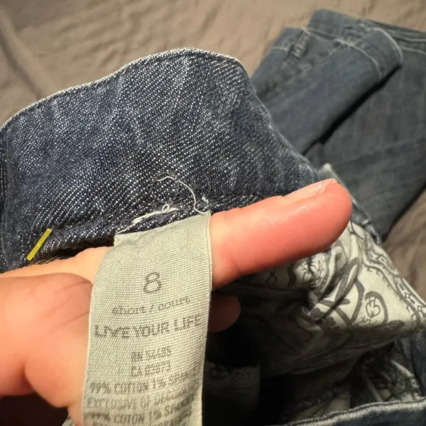 Vintage American Eagle Dark Blue Denim Jeans - Image 4