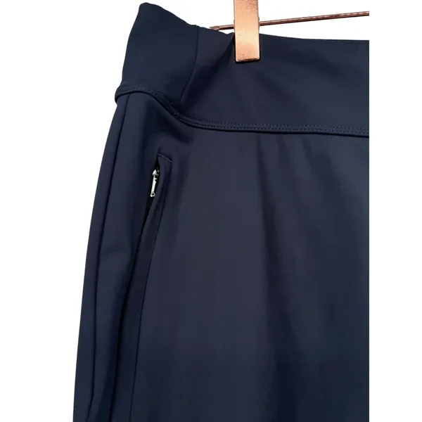 NWT Halara Flex High Waisted Pocket Work Flare Pants Navy Blue Size XLP - Image 9