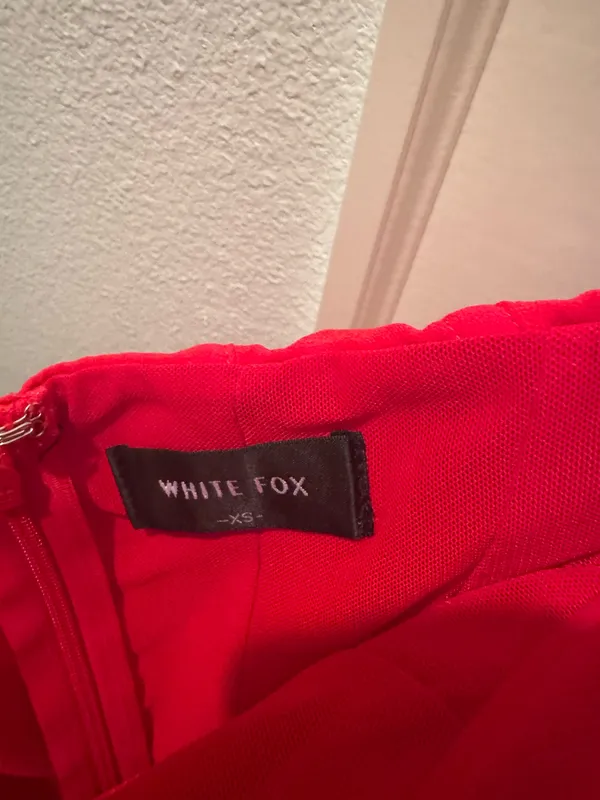 White Fox Boutique Red Corset Dress - Image 3