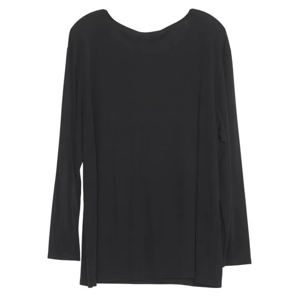 DKNY Top Minimalist Travel Casual Versatile Effortless Classic Staple‎ Black 3X - Image 3