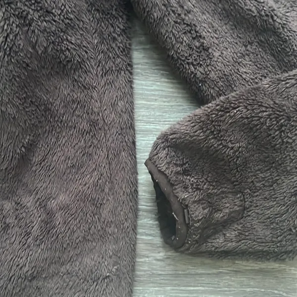 North face Full Zip Fuzzy Jacket Medium - Image 6