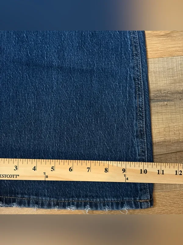 Maurices 90s Flare High Rise Curvy Jeans 10 Short - Image 7