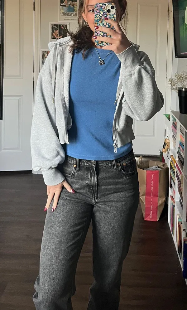 Aerie Offline  Cropped Zip Up - Image 3