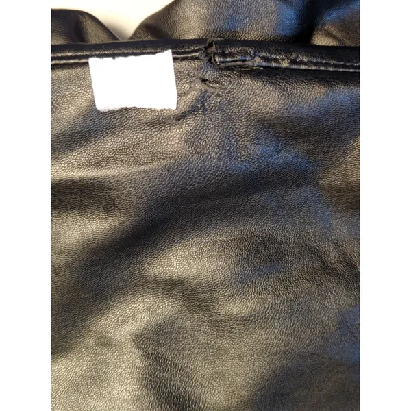 RTR Levi's Black Faux Leather Baggy Straight Pants Size 27 4 Solid black - Image 8