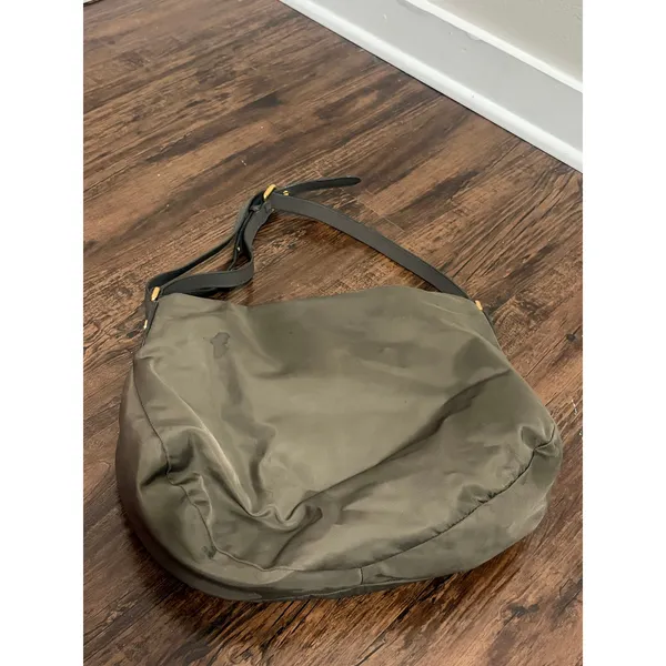 Marc by Marc Jacobs Purse Nylon Shoulder Bag Dark Green Gray Preppy Y2K Streetwear Bags - Image 13