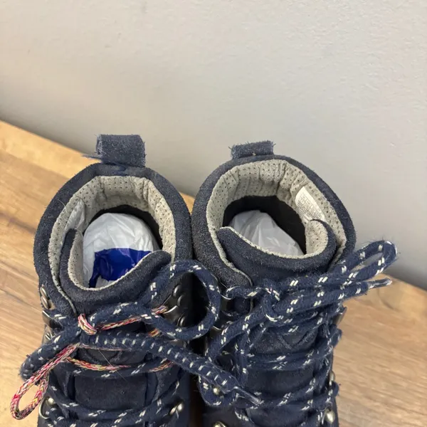 Toms Summit Suede Lace Up Hiking Boots Outdoor Dark Blue Women’s - Image 6