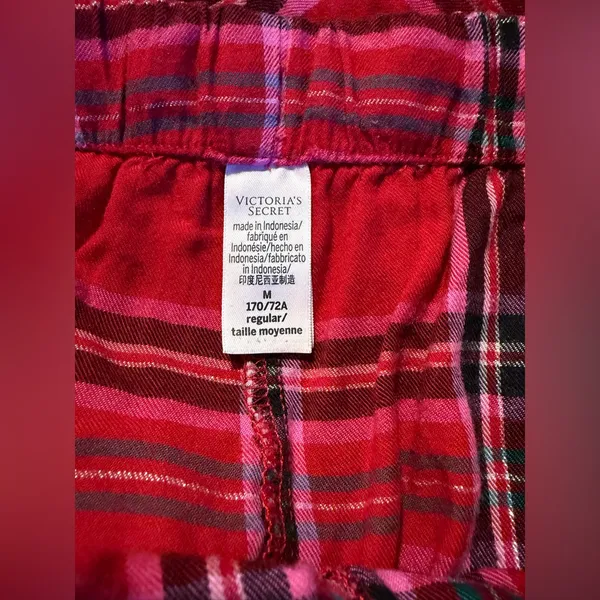 NWOT Victoria’s Secret Flannel Long Pajama Set - Image 5