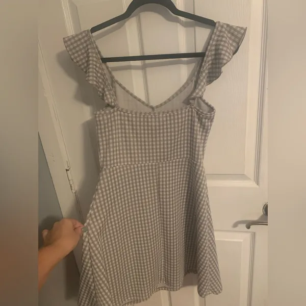 Caution to the Wind Short plaid dress - Image 2