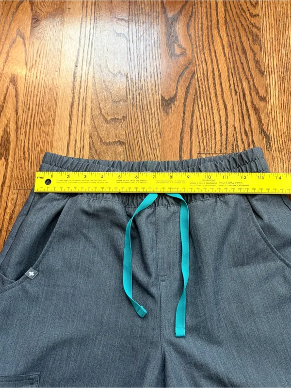 FIGS Zamora Jogger Scrub Pants Gray Heather Size Small Technical Collection - Image 5