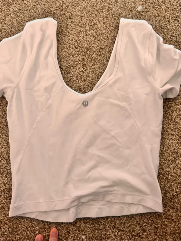 White Lululemon Top - Image 2