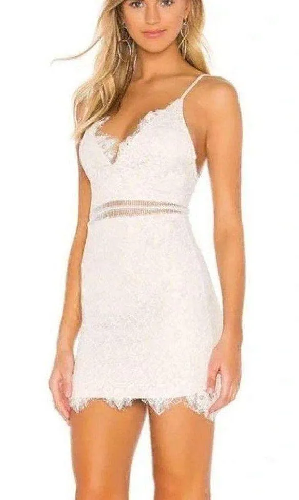 superdown White Mini Dress - Image 2