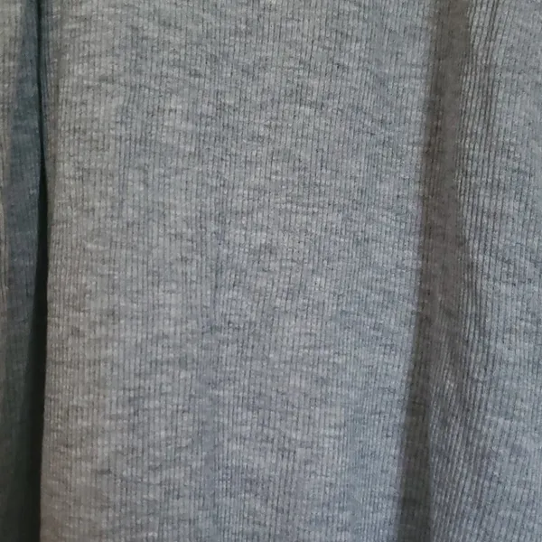 High neck ribbed tank top Gray Size M - Image 5