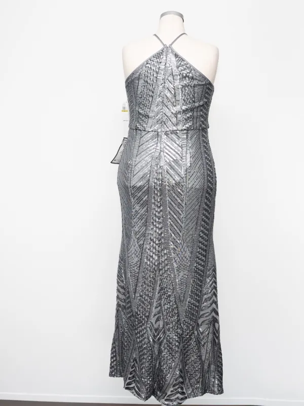 Alex & Eve by Alex Evenings - Sequin Halter Gown - Image 4