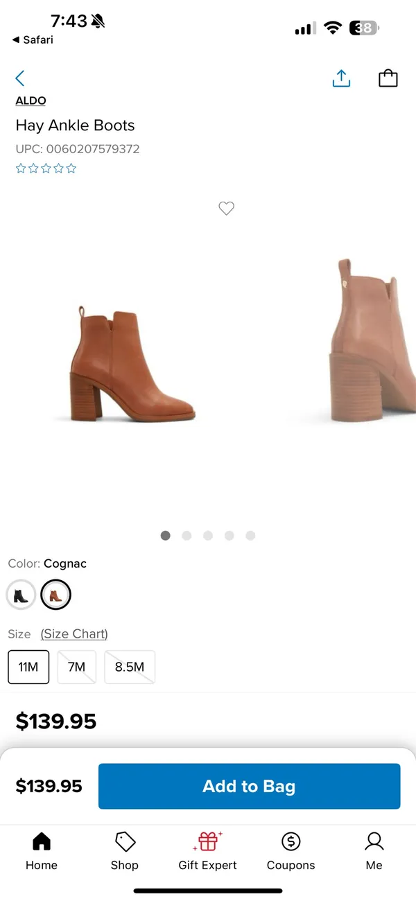 ALDO Boots Leather Ankle - Image 7
