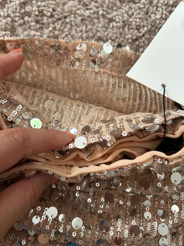 Zara flowy sequin pants. S - Image 13