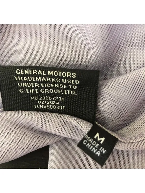 General Motors Corvette Graphic Mini Bodycon Dress Purple M - Image 7