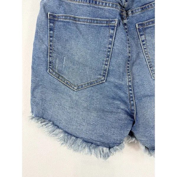 Free People We The Free Women’s Size‎ 28 Distressed High Rise Denim Shorts - Image 12