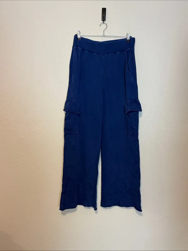 AMO French Terry Cargo Wide leg‎ sweatpants Size Medium - Image 2