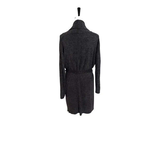 Barefoot Dreams CozyChic Lite Long Cardigan Charcoal brown Robe Style Size 2 - Image 3