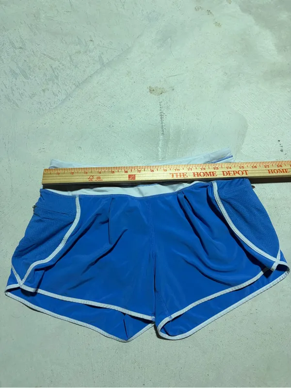 Lululemon Active Running Shorts Blue 6 - Image 6