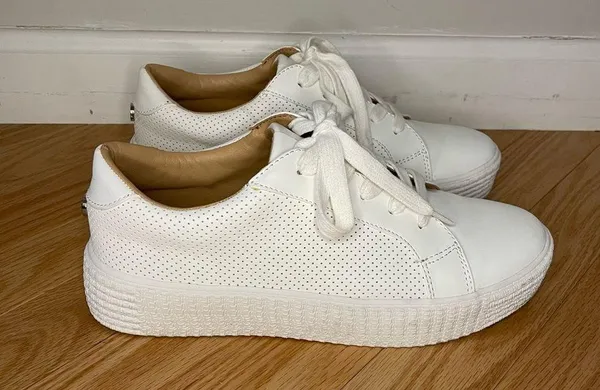 Steve Madden Toliver Sneaker, White, Size 7.5, EUC - Image 7