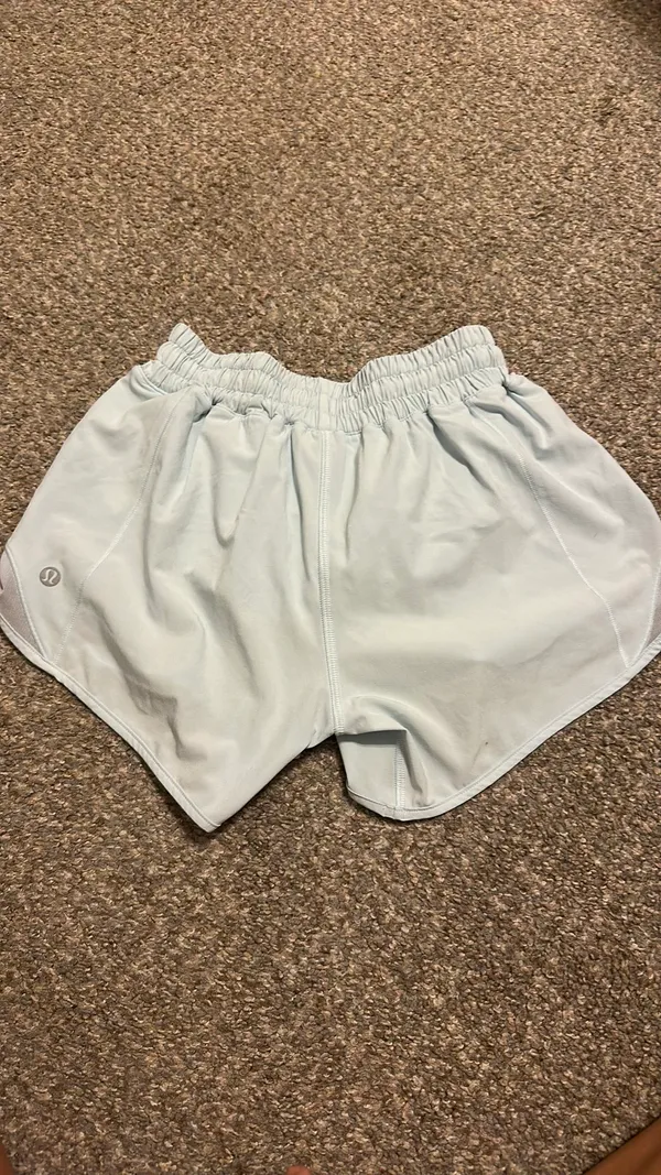 Light Blue Lululemon Shorts Hotty Hot 2.5" - Image 2