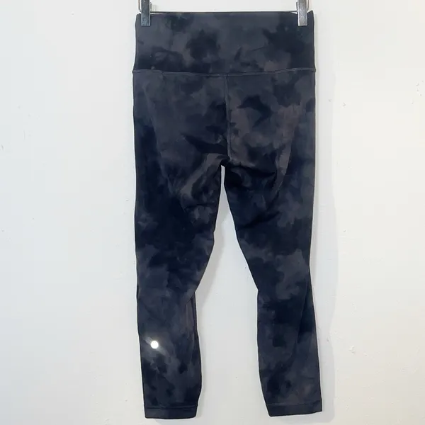Lululemon crop pitch gray graphite gray diamond dye align leggings - Image 5