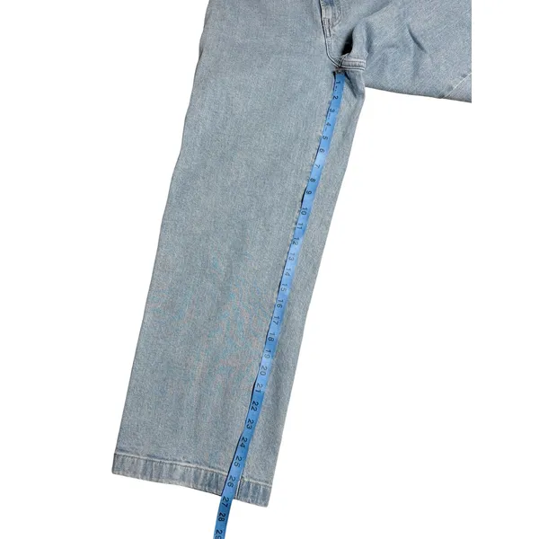 Madewell Emmett Wide-Leg High-Rise Jeans Light Wash Size 27 Cropped‎ Denim - Image 5