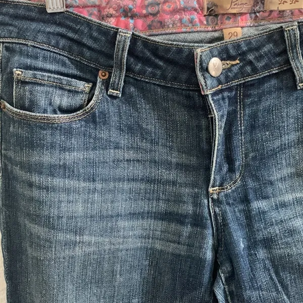 Paige 𝅺 Lou Lou Flare Blue Jeans Size 29 - Image 2