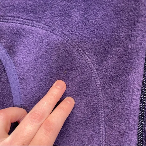 Woolrich Purple Sleeveless Full Zip Fleece Jacket Vest Size S‎ - Image 8