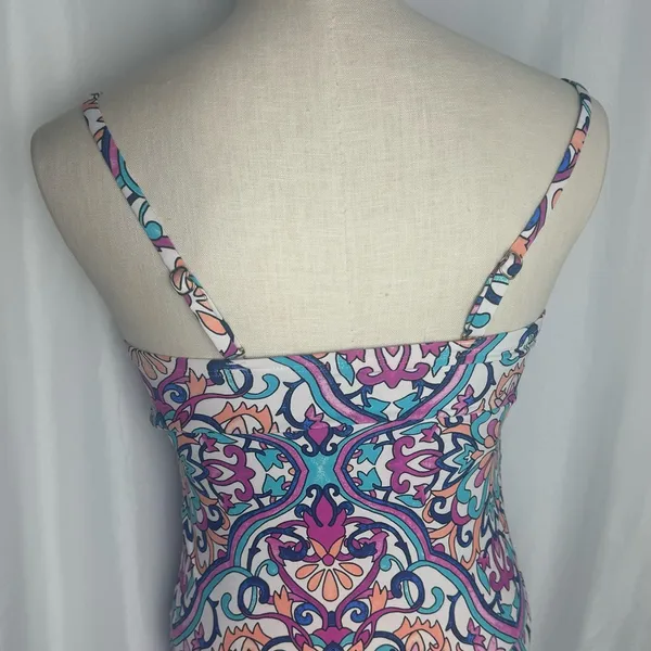 Apt 9  Multicolor Women's Top Tankini Medium - Image 3