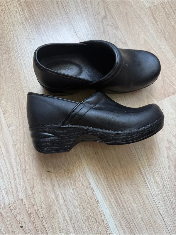 Croft & Barrow Sole Sense Ability Black Clogs Nurse Shoes Work Women Size 7 - Image 5