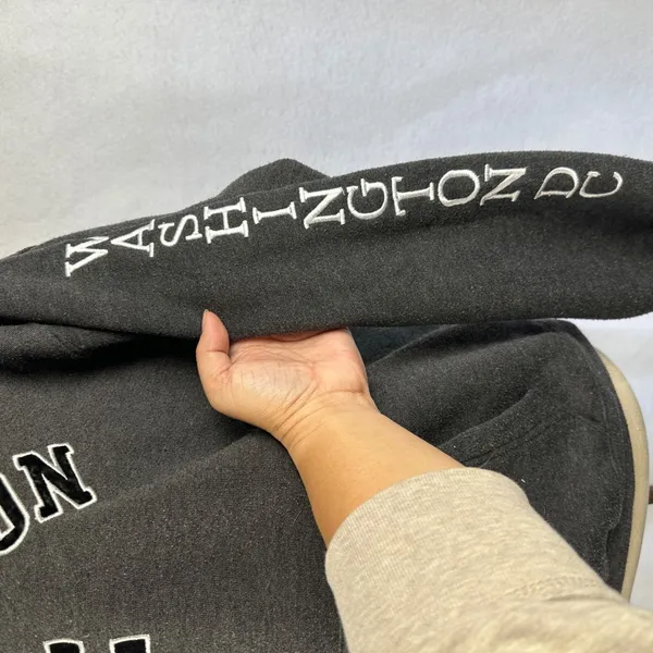 Washington DC Hooded Sweatshirt Hoodie Gray Women Medium "Designed‎ in USA" - Image 3