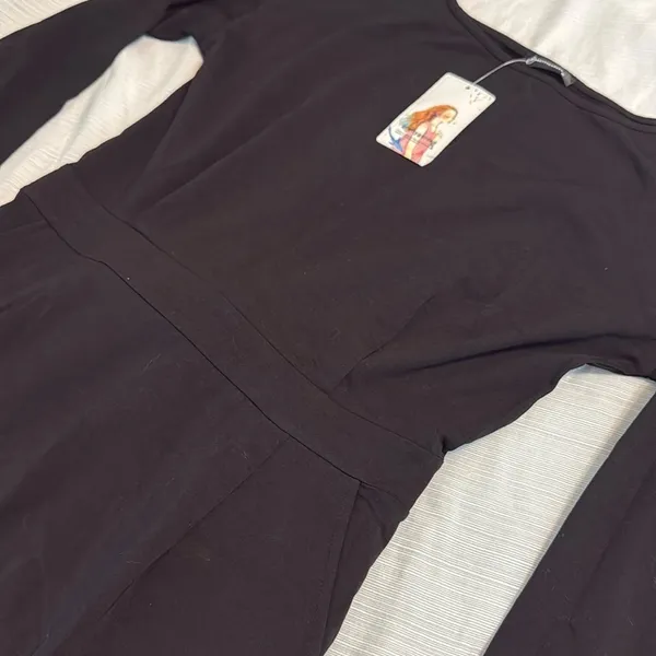 Pretty Garden Black‎ Women's Dress NWT - Image 2