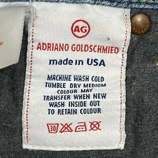 AG Adriano Goldschmied The Merlot Low Rise Flare Leg Light Wash‎ Jeans Size 30 - Image 7