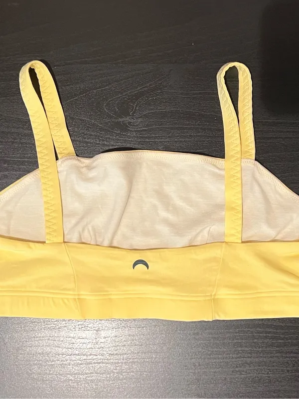 NWOT HUHA Women's Adjustable‎ Tata Mineral Bra Yellow Limoncello Size LARGE - Image 3