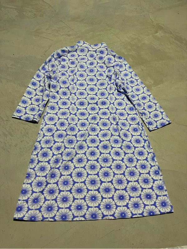 Mahi gold NWT Charleston Chatham lace regatta blue dress large MSRP$190 - Image 7