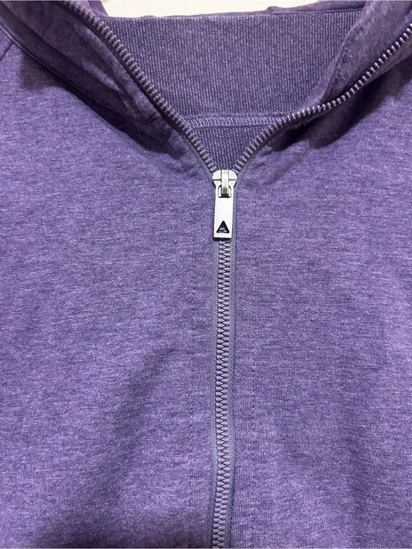 Vitality Studio Purple Full-Zip Hoodie Size XL - Image 2