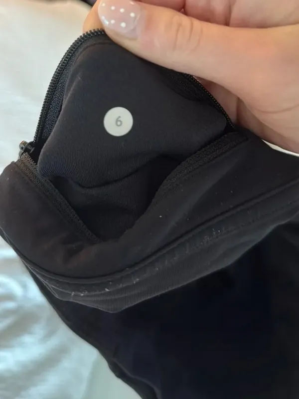 Black Lululemon Cropped Leggings, Size 6! - Image 4