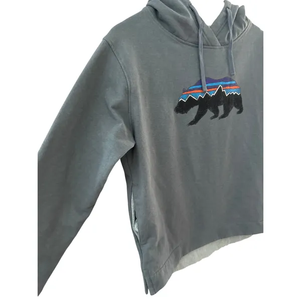 Patagonia W. Fitz Roy Bear Uprisal Hoody Shadow Blue Regular Fit Size Medium - Image 9
