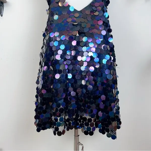 Elliatt Margaret Iridescent Paillette Embellishments Mini Dress Size Small NWT - Image 10