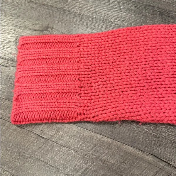 American Eagle Outfitters XL Coral Vintage‎ Y2K Wool Open Knit Mockneck Sweater - Image 5