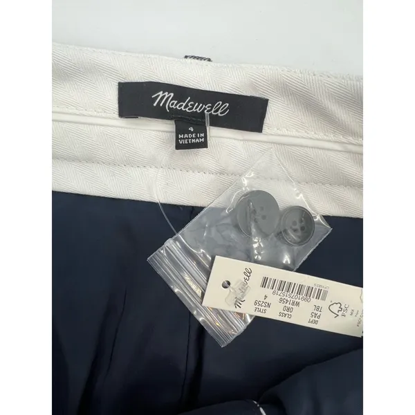 NWT Madewell Suiting Mini Skirt‎ Sz 4 - Image 7
