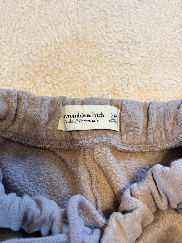 Light Brown/Tan Abercrombie & Fitch Soft AF Essentials Cargo Joggers - Image 6