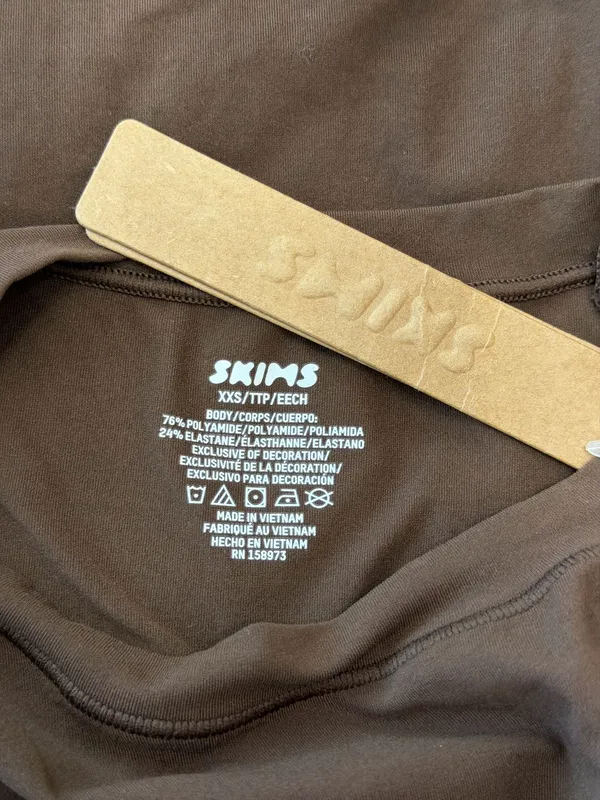NWT Skims Fits Everybody Long Sleeve T-Shirt XXS - Image 5