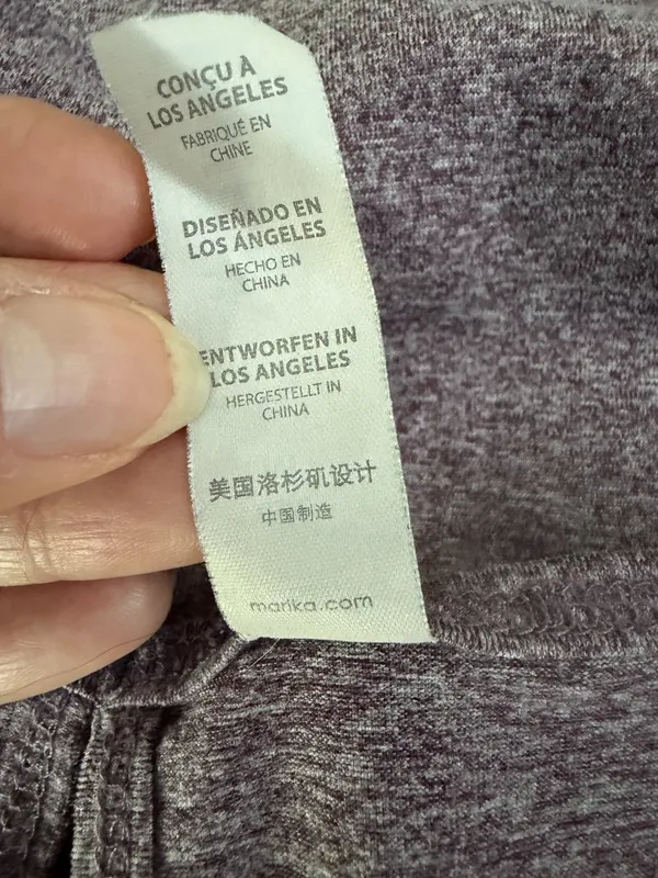 MARIKA Super Soft Thin Keyhole Racerback Mauve Purple Pink Tank Top Size Medium - Image 11
