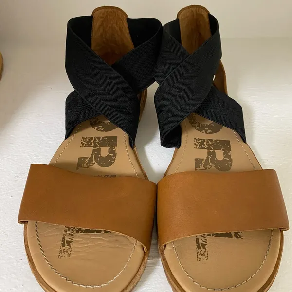 Sorel Women's Black and Brown Sandals - Image 7