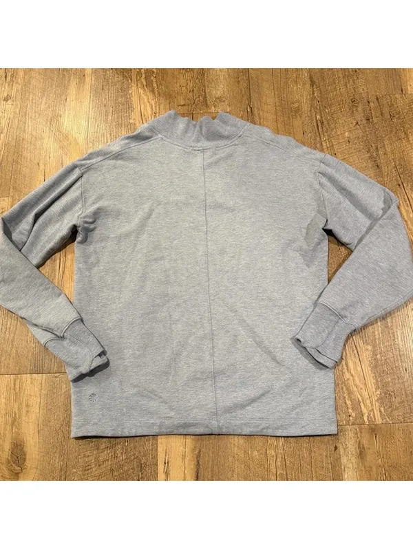 Athleta Clarity V-Neck Sweatshirt Blue - Image 6