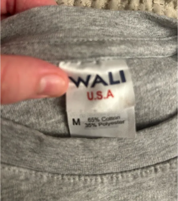 New York Embroidered Crewneck Gray Size M - Image 2