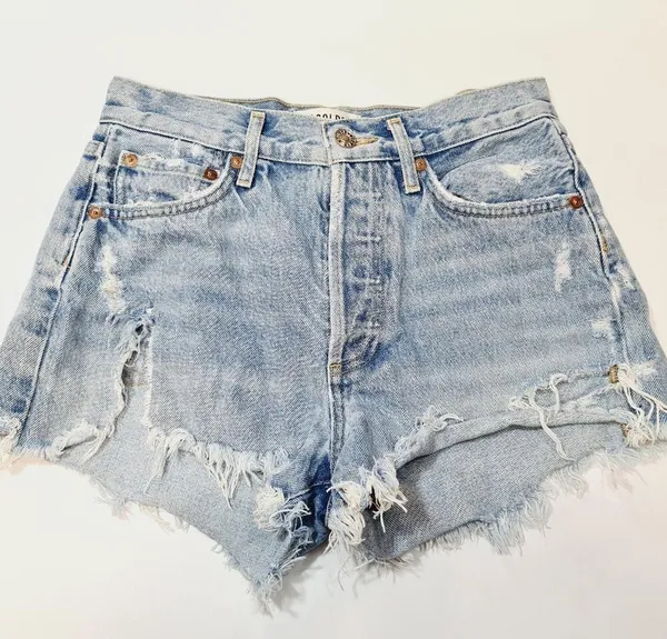 AGOLDE Parker Vintage Cut Off Short in Swapmeet Size 24 - Image 3